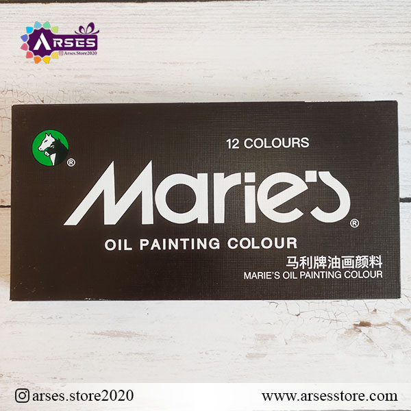 رنگ روغن 12 رنگ کله اسبی ماریس