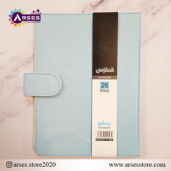 کلاسور 100برگ آبی پاستلی فطرس