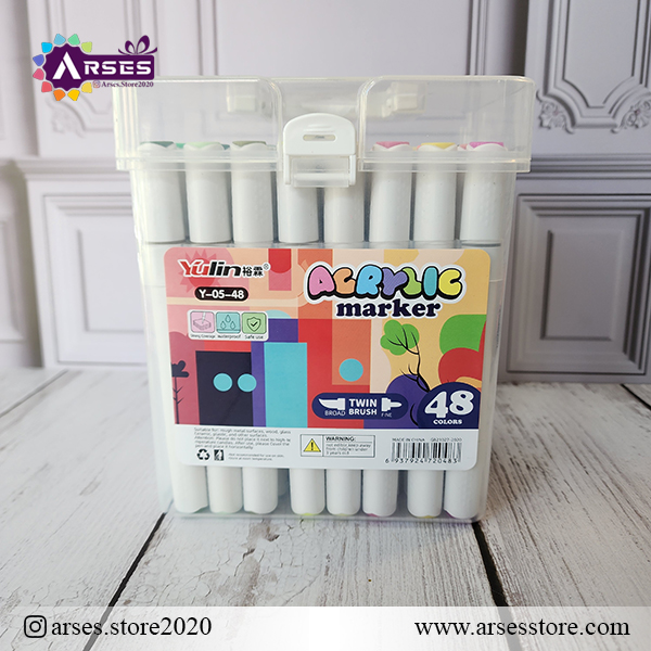ماژیک اکرولیک 48 رنگ یالین