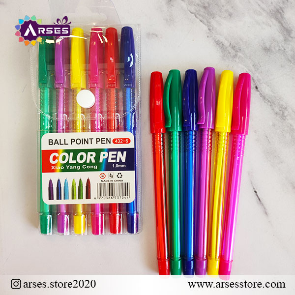 خودکار 6 رنگ ball point