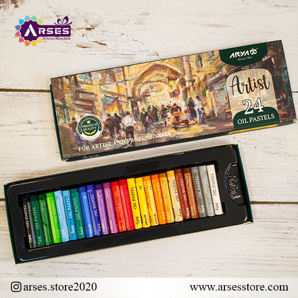 پاستل 24 رنگ روغنی آرتیست آریا