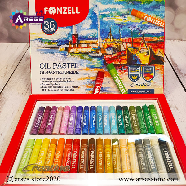 پاستل 36 رنگ روغنی فونزل