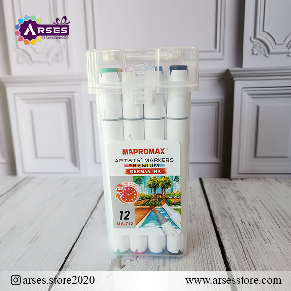 ماژیک راندو 12 رنگ مپرومکس