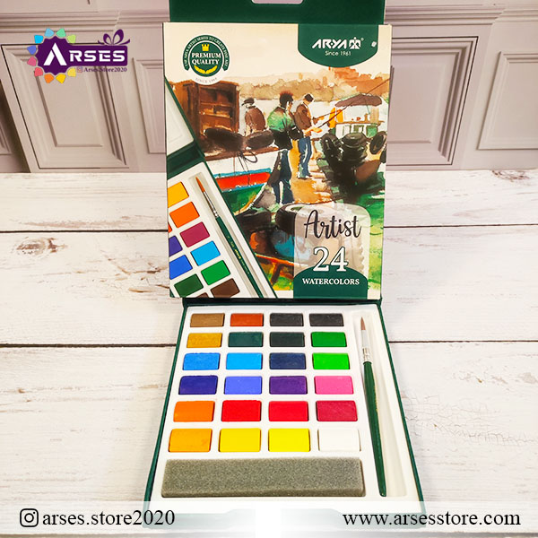آبرنگ 24 رنگ آرتیست آریا
