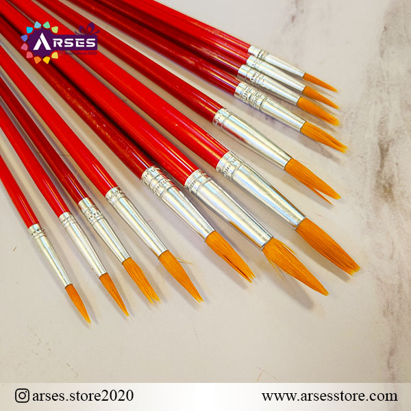 ست قلمو 12 عددی گرد