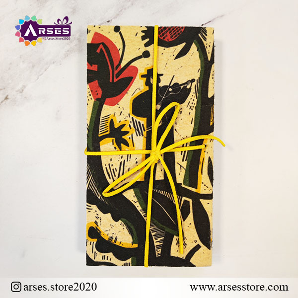 دفترچه گرافت وولن طرح مشکی سایز 5