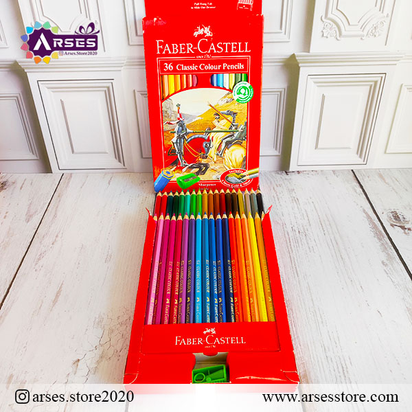 مدادرنگی 36 رنگ جعبه مقوایی فابرکاستل