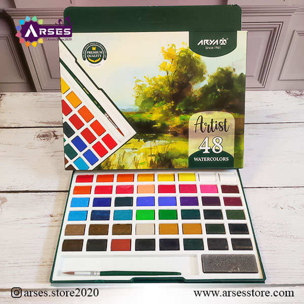 آبرنگ 48 رنگ آرتیست آریا