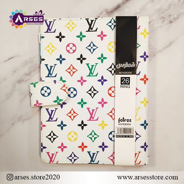 کلاسور 100برگ چرم پوست ماری فطرس