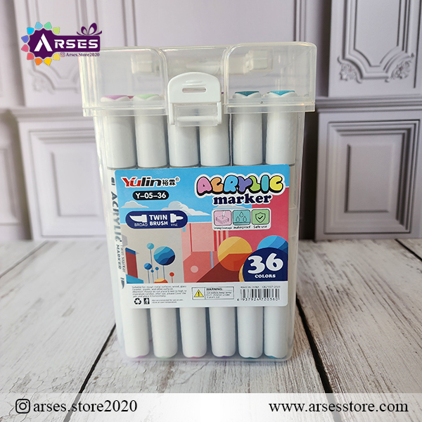 ماژیک اکرولیک 36 رنگ یالین