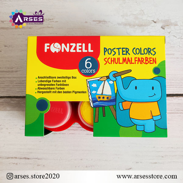 گواش 6 رنگ فونزل