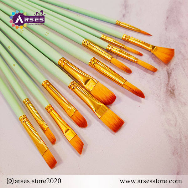 ست قلمو 12 عددی مخلوط