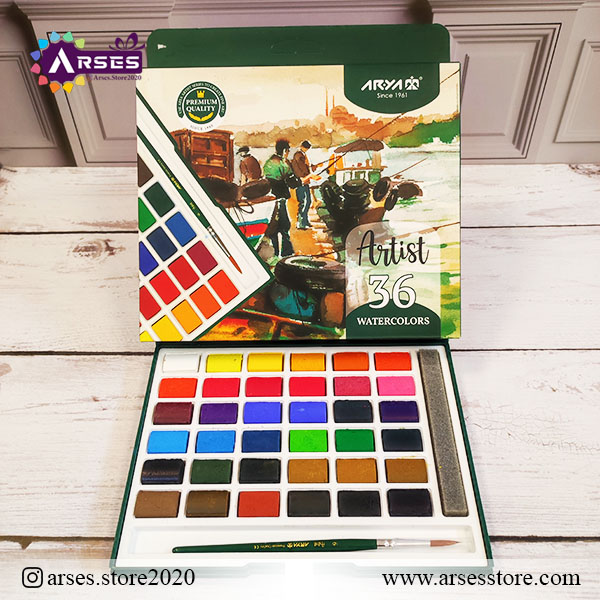 آبرنگ 36 رنگ آرتیست آریا