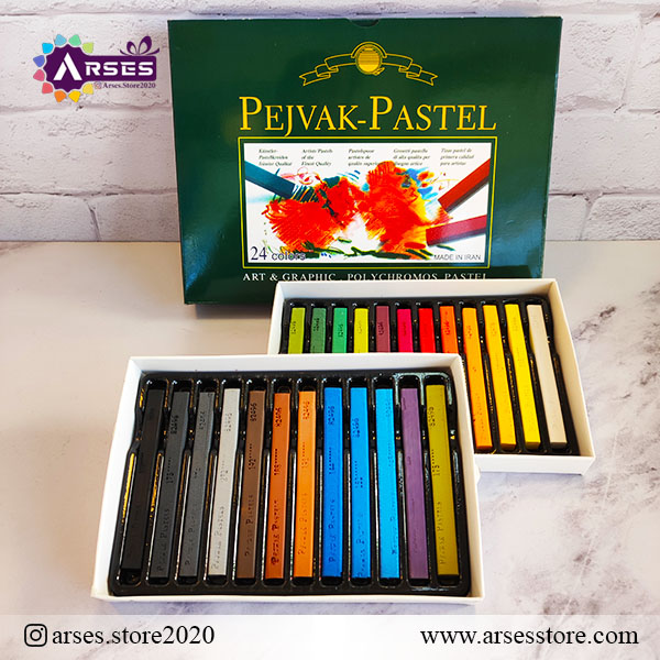 پاستل گچی 24 رنگ پژواک