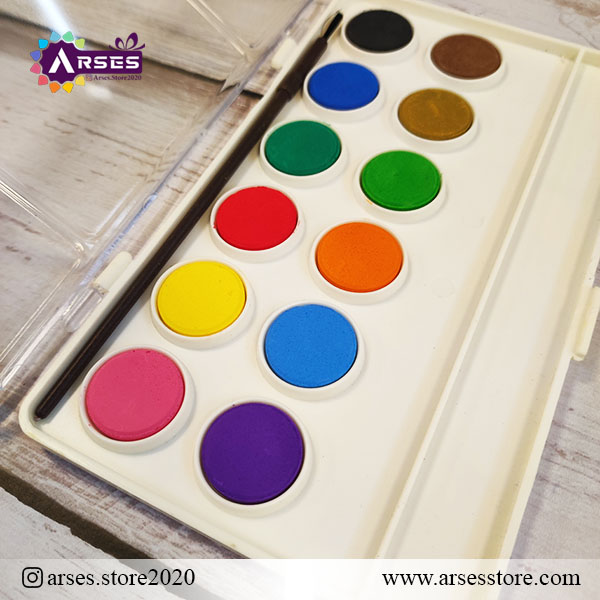 آبرنگ 12 رنگ سیب3