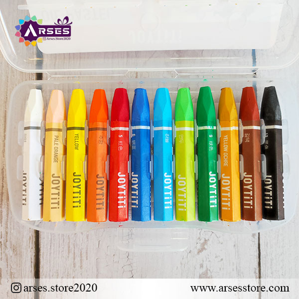 پاستل 12 رنگ روغنی جوی تی تی2