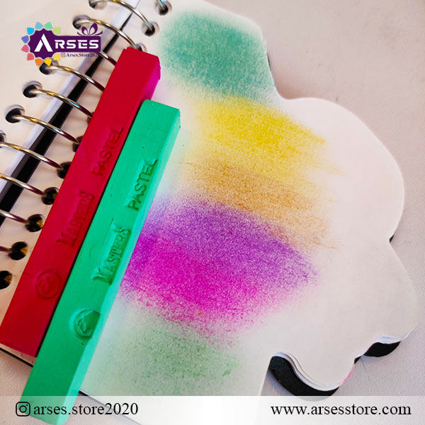 پاستل گچی 24 رنگ پژواک3