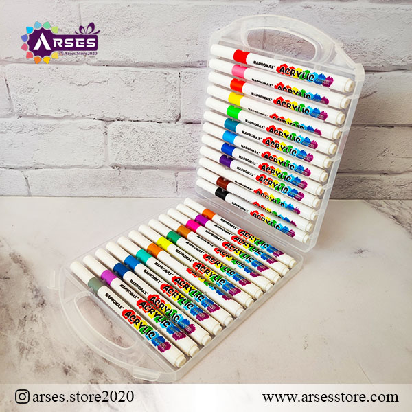 ماژیک 24 رنگ طلقی اکرولیک