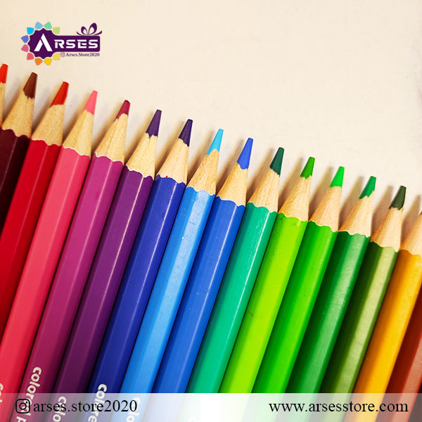 مداد رنگی 2+24 رنگ آریا1