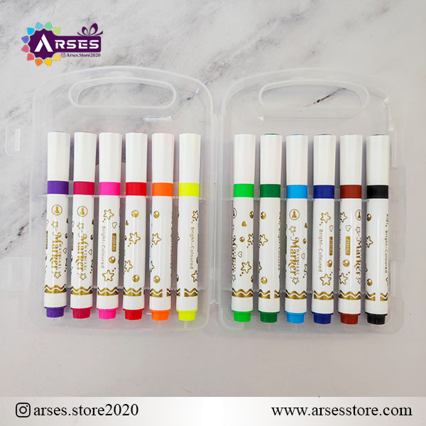 ماژیک 12 رنگ طلقی