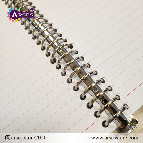 کلاسور 100برگ چرم پوست ماری فطرس