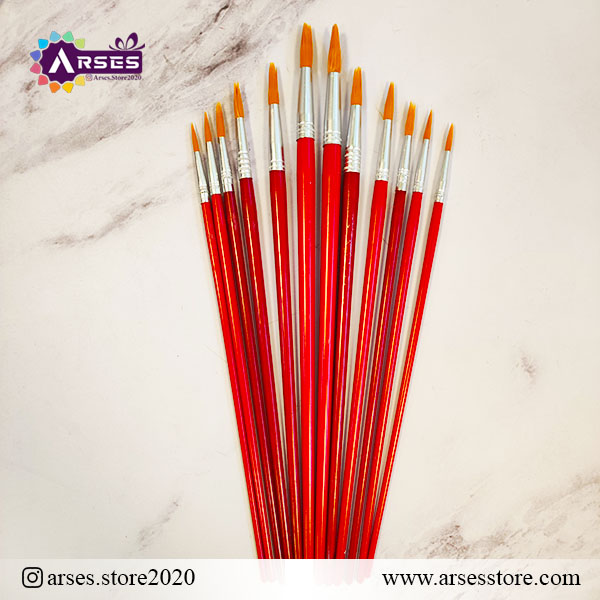 ست 12 عددی قلمو گرد3