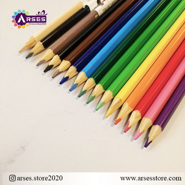 مداد رنگی 3+12 طیف پوستی و معمولی کلاسیک فابرکاستل