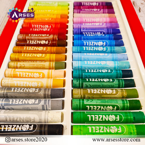 پاستل 36 رنگ روغنی فونزل3