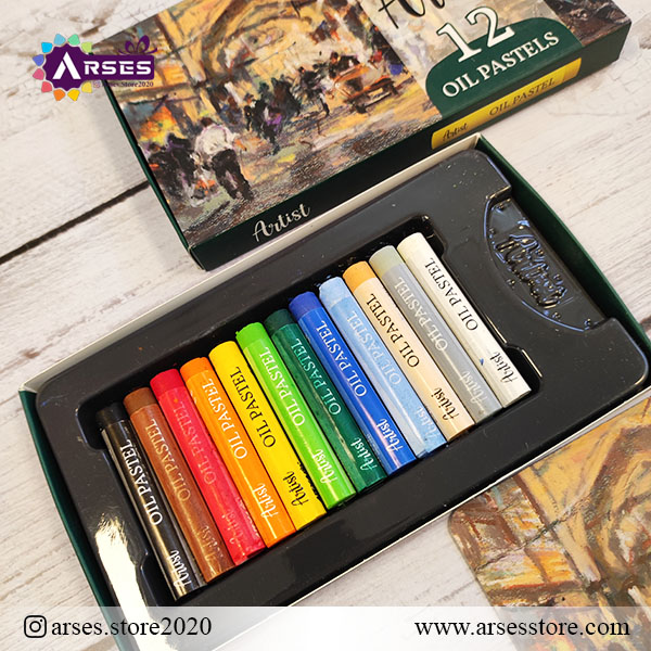 پاستل 12 رنگ روغنی آرتیست آریا2