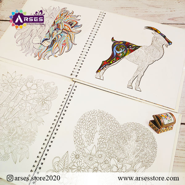 کتاب رنگ آمیزی بزرگسالان المون3