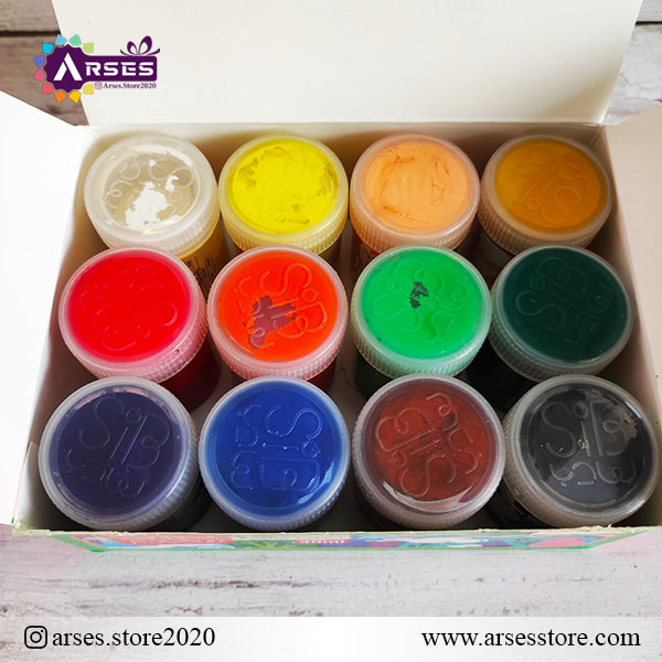 گواش 12 رنگ سیب2