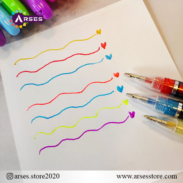خودکار 24 رنگ اکلیلی شبرنگ3