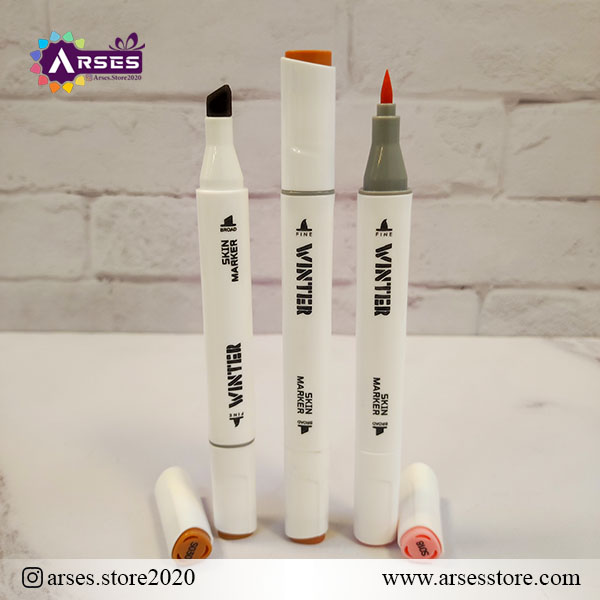 ماژیک 24 رنگ طیف پوستی وینتر3