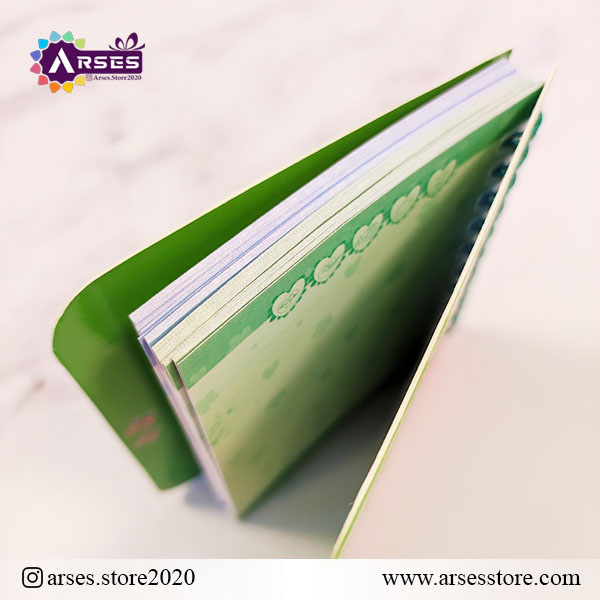 دفتر یادداشت فنری کوچک طرح دختر عروسک دار2