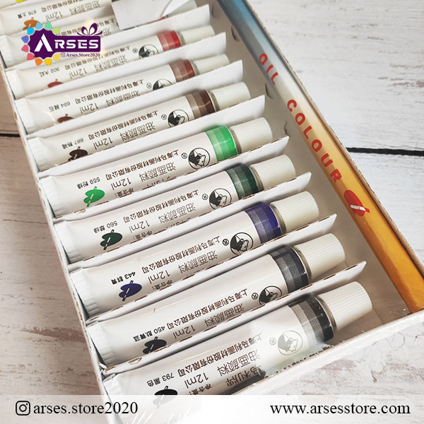 رنگ روغن 12 رنگ کله اسبی ماریس3