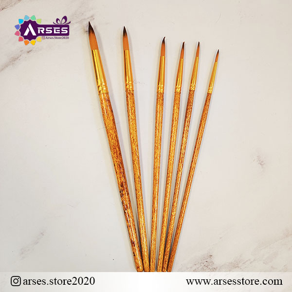 ست قلمو 6 عددی گرد3