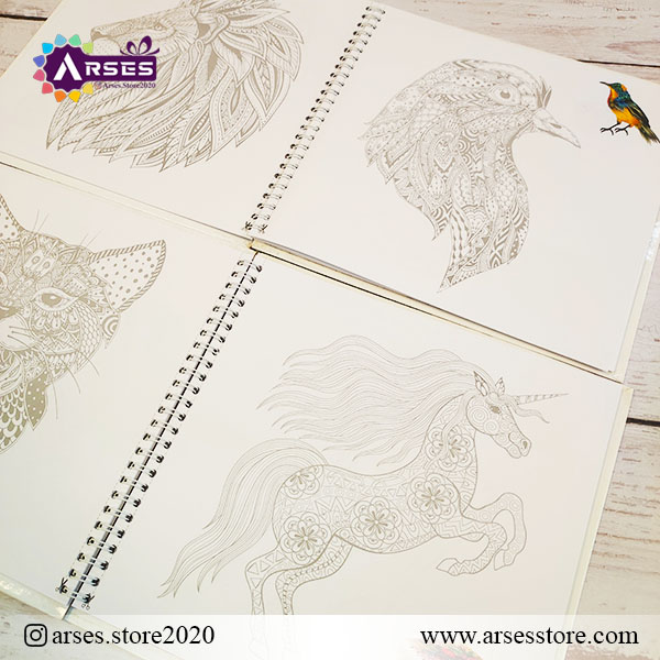 کتاب رنگ آمیزی بزرگسالان المون4