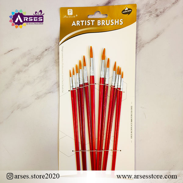 ست 12 عددی قلمو گرد2