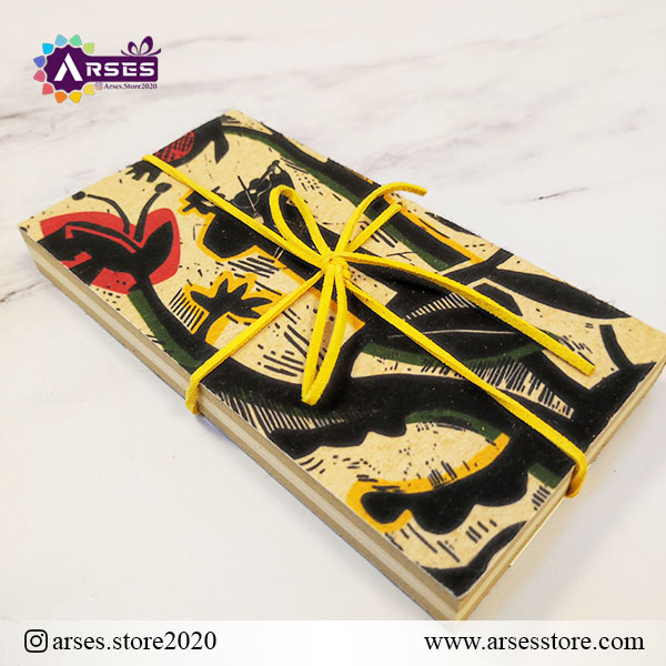 دفترچه گرافت وولن طرح مشکی سایز 5