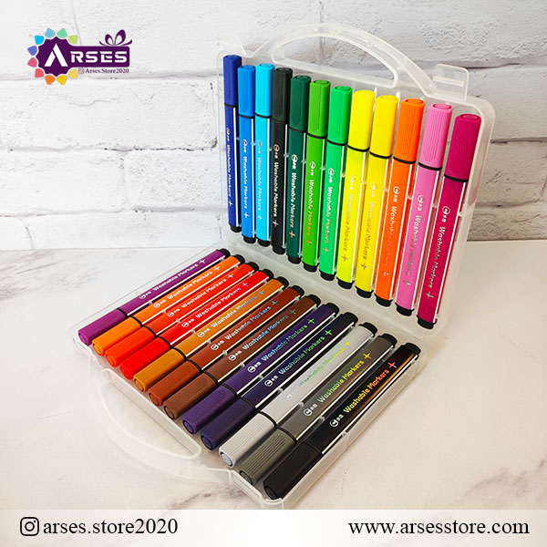 ماژیک 24 رنگ AODEMEI1