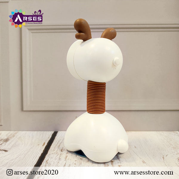 چراغ مطاله فانتزی گردن فنری شاخ دار1