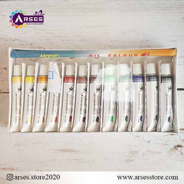 رنگ روغن 12 رنگ کله اسبی ماریس2