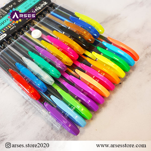 خودکار 24 رنگ اکلیلی شبرنگ2