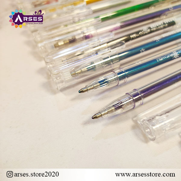 خودکار 12 رنگ اکلیلی طلقی1